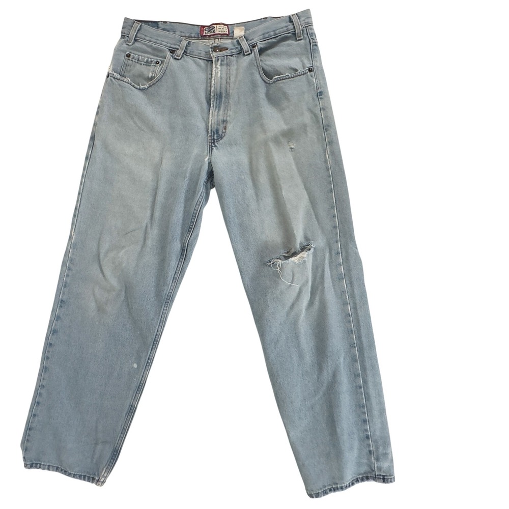 Vintage 90s/00 Old Navy Blue Jeans Light Wash Denim 34x30
